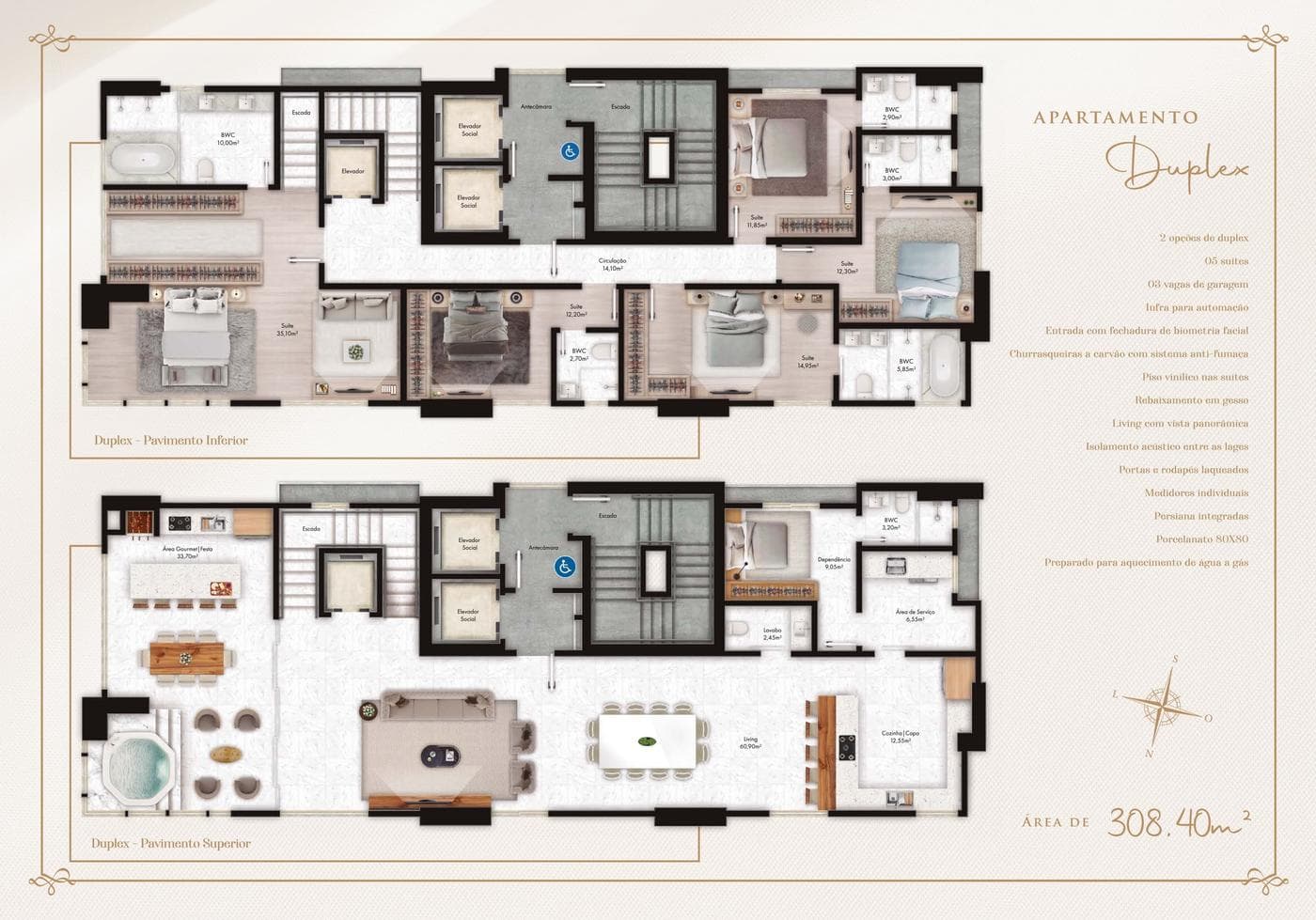 🏛️ PALAZZO ROYALE | MEIA PRAIA | ITAPEMA SC - foto 14